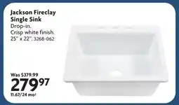 Home Hardware Jackson Fireclay Single Sink offer