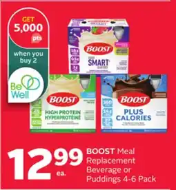 Rexall BOOST Meal Replacement Beverage or Puddings offer