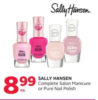 Rexall SALLY HANSEN Complete Salon Manicure or Pure Nail Polish offer