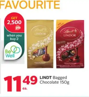 Rexall LINDT Bagged Chocolate offer
