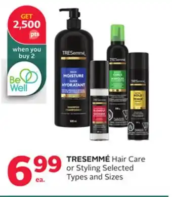 Rexall TRESEMMÉ Hair Care or Styling offer