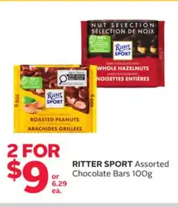 Rexall RITTER SPORT Assorted Chocolate Bars offer