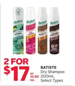 Rexall BATISTE Dry Shampoo offer