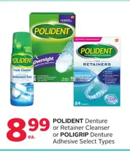 Rexall POLIDENT Denture or Retainer Cleanser or POLIGRIP Denture Adhesive offer