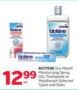 Rexall BIOTÈNE Dry Mouth Moisturizing Spray, Gel, Toothpaste or Mouthwash offer
