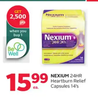 Rexall NEXIUM 24HR Heartburn Relief Capsules offer