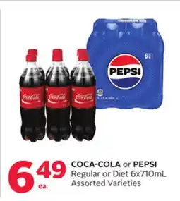 Rexall COCA-COLA or PEPSI offer