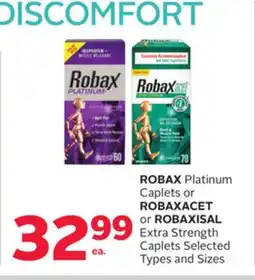Rexall ROBAX Platinum Caplets or ROBAXACET or ROBAXISAL Extra Strength Caplets offer