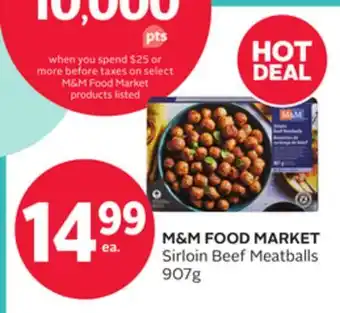 Rexall M&M FOOD MARKET Sirloin Beef Meatballs offer