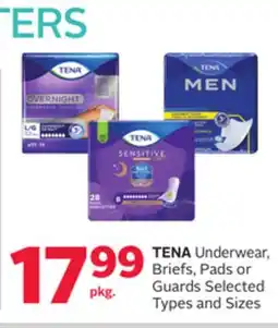 Rexall TENA Underwear, Briefs, Pads or Guards offer