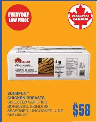 Wholesale Club CHICKEN BREASTS offer