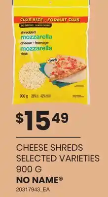 Wholesale Club CHEESE SHREDS offer