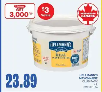 Wholesale Club MAYONNAISE CLUB PACK offer