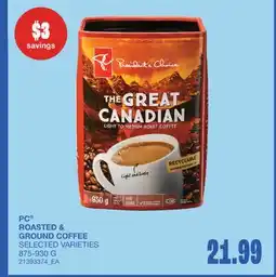 Wholesale Club ROASTED & GROUND COFFEE offer
