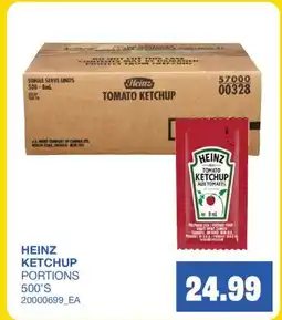 Wholesale Club KETCHUP PORTIONS, 500'S offer
