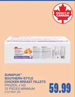 Wholesale Club SOUTHERN-STYLE CHICKEN BREAST FILLETS offer