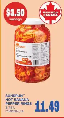 Wholesale Club HOT BANANA PEPPER RINGS offer