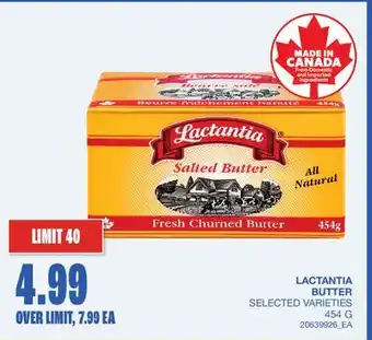 Wholesale Club BUTTER offer