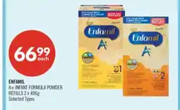 Shoppers Drug Mart ENFAMIL A+ INFANT FORMULA POWDER REFILLS offer