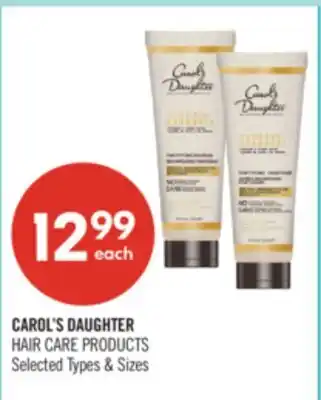 Shoppers Drug Mart CAROL'S DAUGHTER HAIR CARE PRODUCTS offer