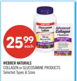 Shoppers Drug Mart WEBBER NATURALS COLLAGEN or GLUCOSAMINE PRODUCTS offer