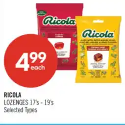 Shoppers Drug Mart RICOLA LOZENGES offer