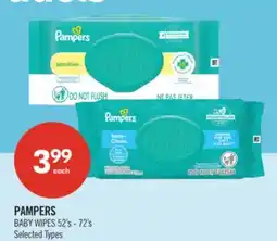Shoppers Drug Mart PAMPERS BABY WIPES offer