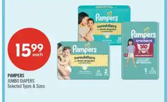 Shoppers Drug Mart PAMPERS JUMBO DIAPERS offer