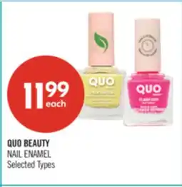 Shoppers Drug Mart QUO BEAUTY NAIL ENAMEL offer