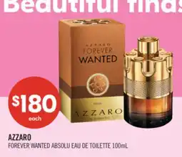 Shoppers Drug Mart AZZARO FOREVER WANTED ABSOLU EAU DE TOILETTE offer