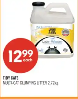 Shoppers Drug Mart TIDY CATS MULTI-CAT CLUMPING LITTER offer