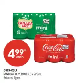 Shoppers Drug Mart COCA-COLA MINI CAN BEVERAGES offer