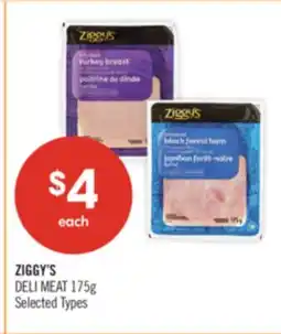 Shoppers Drug Mart ZIGGY'S DELI MEAT offer