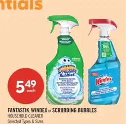 Shoppers Drug Mart FANTASTIK, WINDEX or SCRUBBING BUBBLES HOUSEHOLD CLEANER offer