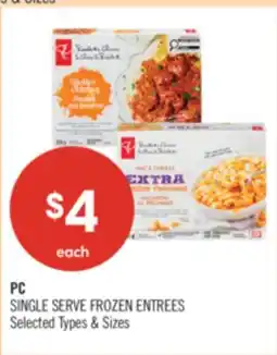 Shoppers Drug Mart PC SINGLE SERVE FROZEN ENTREES offer