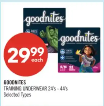 Shoppers Drug Mart GOODNITES TRAINING UNDERWEAR offer