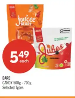 Shoppers Drug Mart DARE CANDY offer