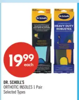 Shoppers Drug Mart DR. SCHOLL'S ORTHOTIC INSOLES offer