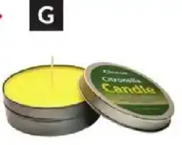 Princess Auto Coghlan's Citronella Candle offer