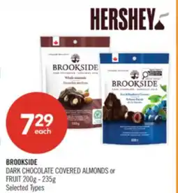 Shoppers Drug Mart BROOKSIDE DARK CHOCOLATE COVERED ALMONDS or FRUIT offer