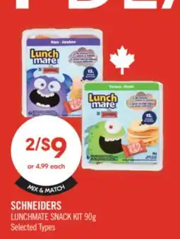Shoppers Drug Mart SCHNEIDERS LUNCHMATE SNACK KIT offer
