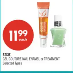 Shoppers Drug Mart ESSIE GEL COUTURE NAIL ENAMEL or TREATMENT offer
