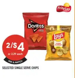 Shoppers Drug Mart SELECTED SINGLE SERVE CHIPS offer