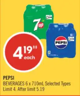 Shoppers Drug Mart PEPSI BEVERAGES offer
