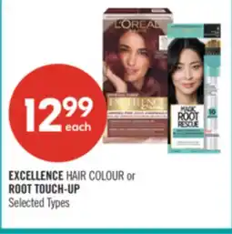 Shoppers Drug Mart EXCELLENCE HAIR COLOUR or ROOT TOUCH-UP offer