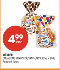 Shoppers Drug Mart WONDER CREATIONS MINI CROISSANT-BUNS offer