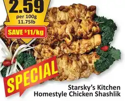 Starsky Starsky's Kitchen Homestyle Chicken Shashlik offer