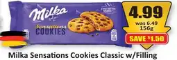 Starsky Milka Sensations Cookies Classic w/Filling offer