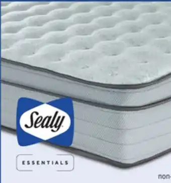 Leon's Sealy Essentials Remy II Firm Eurotop Queen Mattress offer
