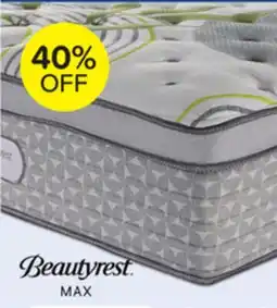 Leon's Beautyrest Max Glow Euro Top Medium Queen Mattress offer